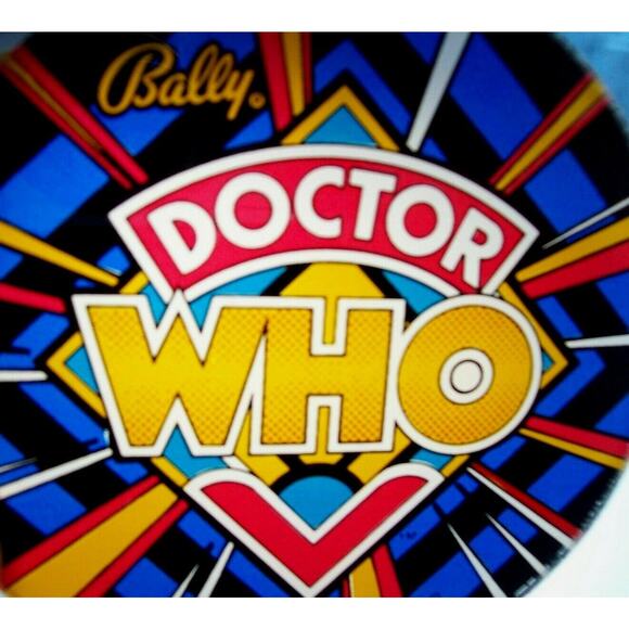 Doctor Who Pinball Machine Promo Plastic Drink Coaster 1992 Sci-Fi Space Age - Picture 3 of 3